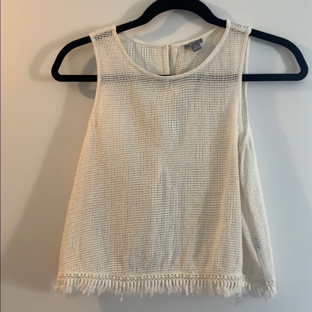 AERIE - Cream Beachy Tank